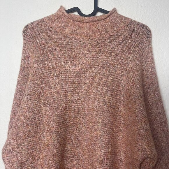 Workshop Mock Neckline Long Sleeve Wool Blend Sweater - Picture 2 of 8